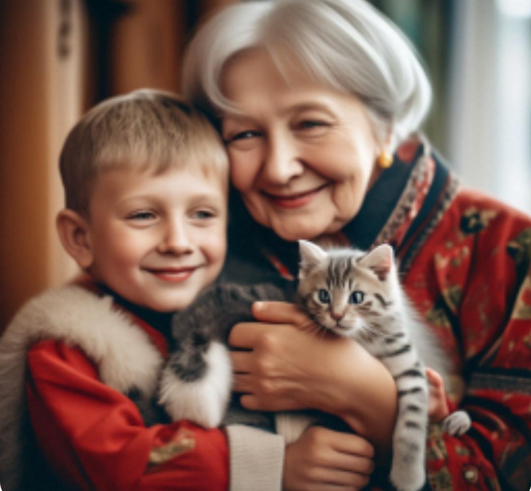 Подарите кошку бабушке и дедушке. Здоровье в доме родителей