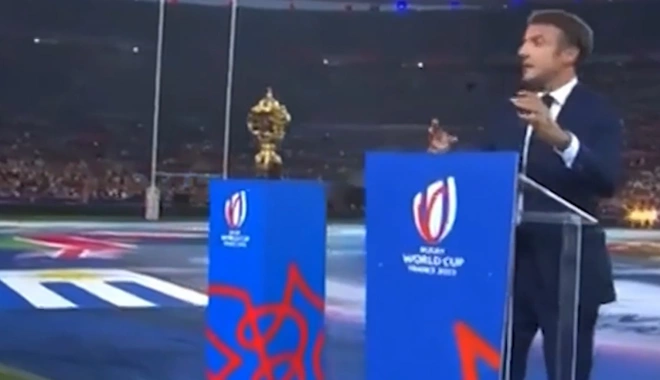 Макрона освистали во время речи перед матчем чемпионата мира по регби0