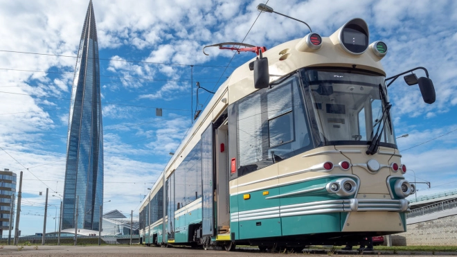 Трамвай «Достоевский» презентовали в Петербурге
