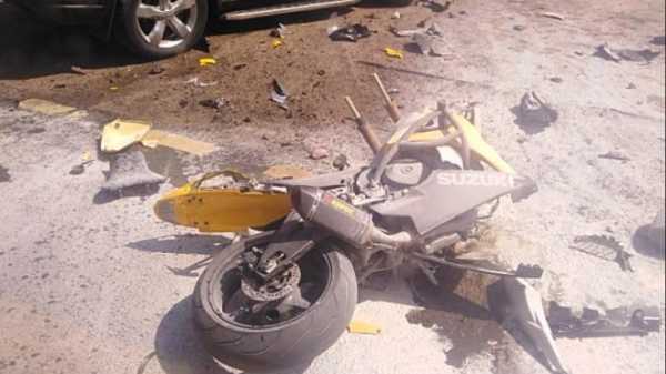 Мотоциклист серьезно пострадал после столкновения с "Джипом" в Красногвардейском районе