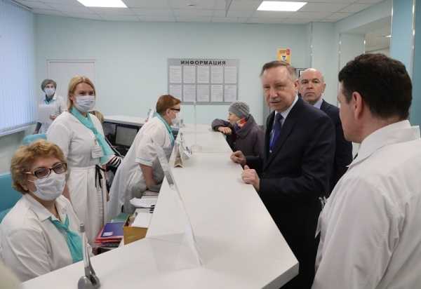 Беглов проверил работу поликлиник Петербурга по тестированию коронавируса0