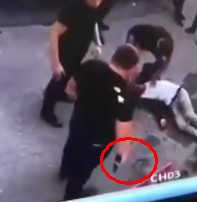 Опубликовано видео с моментом убийства у клуба 