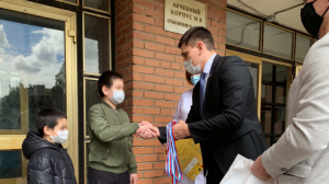В Петербурге наградили детей, которые победили коронавирус