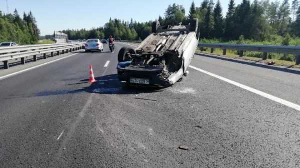 На Новоприозерском шоссе произошло две аварии
