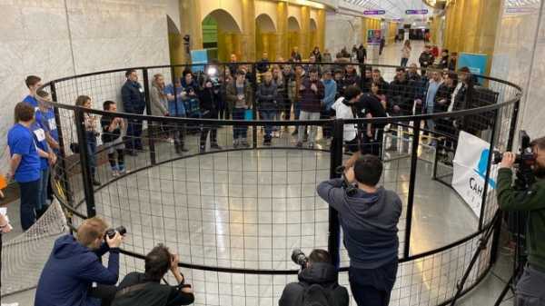 В петербургском метро начались соревнования по Panna-футбол в преддверии Евро-2020