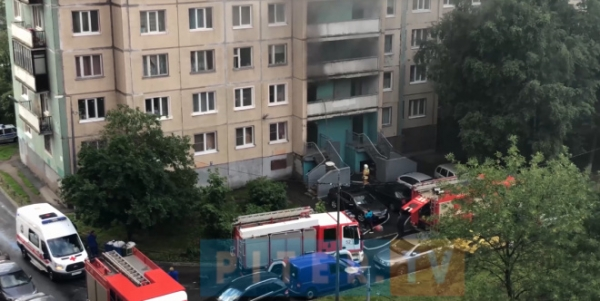 Видео: на Белорусской улице горит жилой дом0