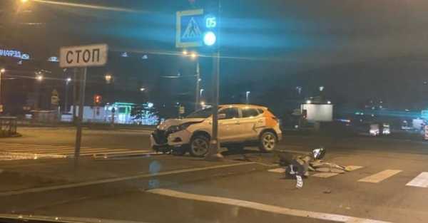 В аварии на перекрестке проспекта Юрия Гагарина и улицы Типанова пострадал дорожный знак0