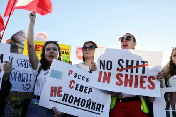 Видео: петербуржцы вышли на митинг против свалки в Шиесе 0